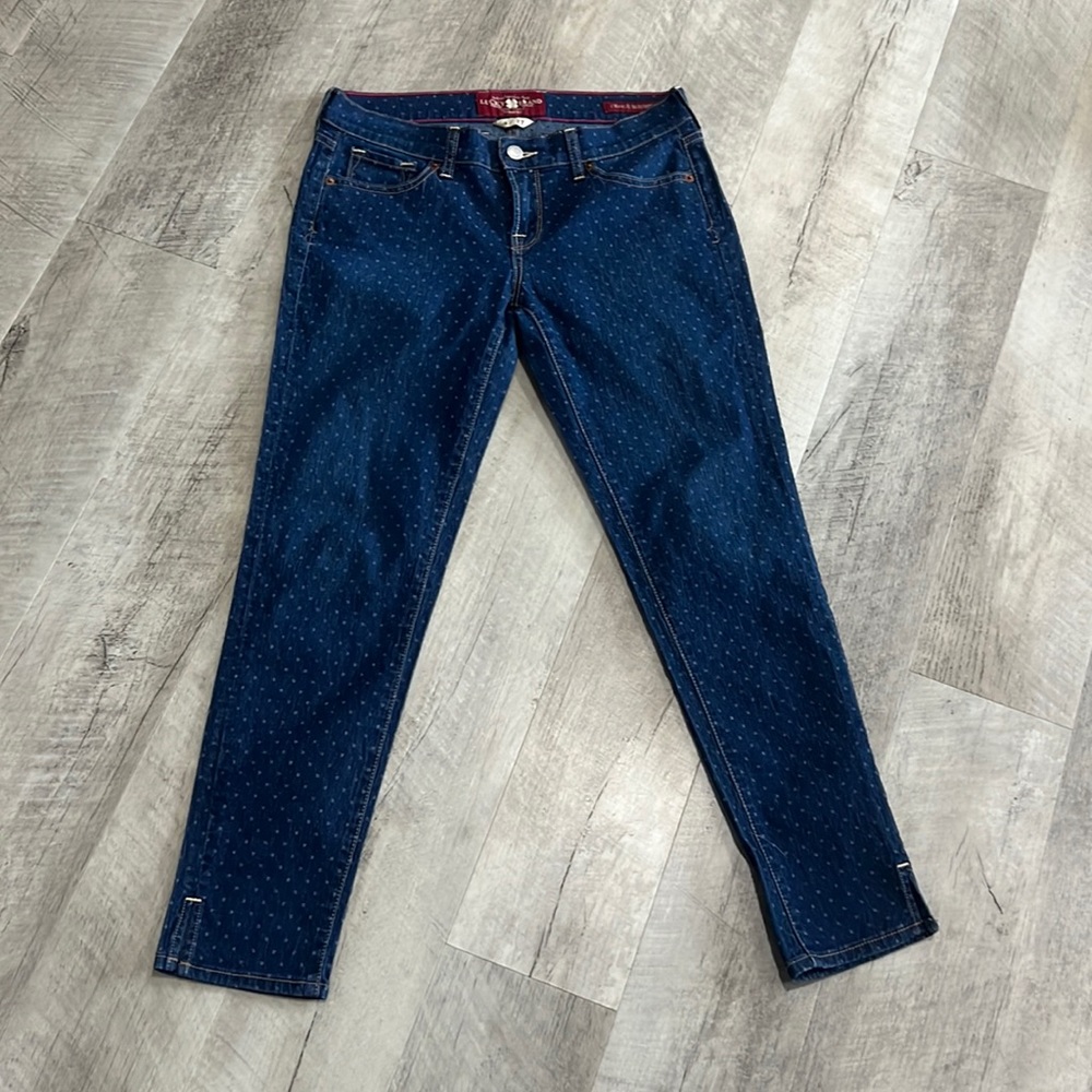 Lucky brand polka dotted jeans